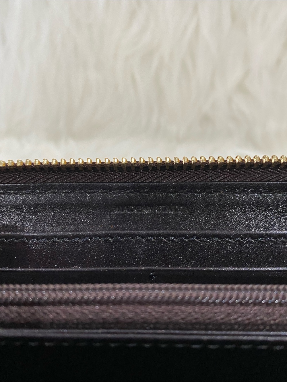 Burberry Zip-Around Nova Check Logo Long Wallet with Leather Trim - Picture 12 of 14